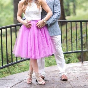 The Wendy Radiant Orchid Tulle Skirt